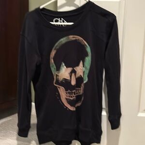 Chaser long sleeve sweatshirt size small black